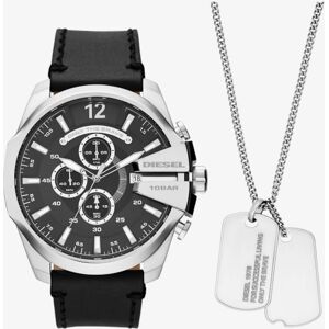 Diesel Mens Mega Chief Watch & Necklace Set DZ4559