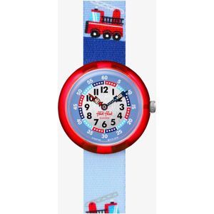 Flik Flak Childrens City of Life Firetruck Watch FBNP160