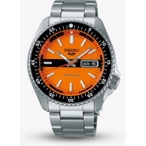 Seiko 5 Sports New Double Hurricane Orange Dial Retro Watch SRPK11K1