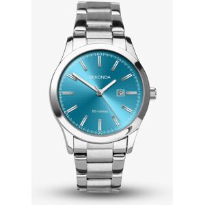 Sekonda Taylor Turquoise Sunray Dial Watch 40365 Sekonda Taylor Turquoise Sunray Dial Watch 40365