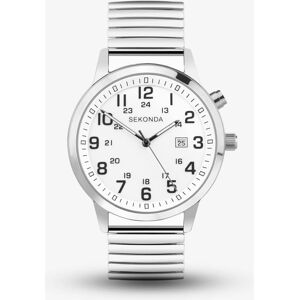 Sekonda Easy Reader Silver Expandable Watch 30126 Sekonda Easy Reader Silver Expandable Watch 30126