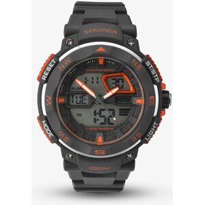 Sekonda Dual Display Black Rubber Strap Watch 1163 Sekonda Dual Display Black Rubber Strap Watch 1163