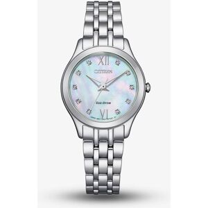 Citizen Silhouette Mother Of Pearl Eco Drive Watch EM1010-51D Citizen Silhouette Mother Of Pearl Eco Drive Watch EM1010-51D