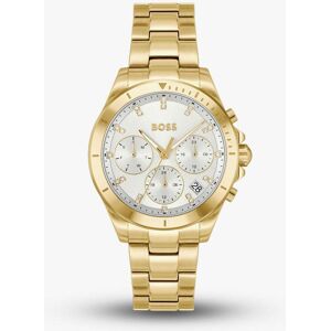 BOSS Ladies Alley Lux Gold Tone Crystal White Dial Watch 1502829 BOSS Ladies Alley Lux Gold Tone Crystal White Dial Watch 1502829