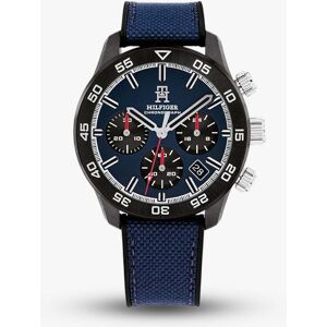 Tommy Hilfiger Mens TH85 Blue Chronograph Fabric Strap Watch 1792183 Tommy Hilfiger Mens TH85 Blue Chronograph Fabric Strap Watch 1792183