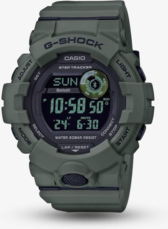 Casio G-Shock Sports Digital Chronograph Green Plastic Strap Watch GBD-800UC-3ER