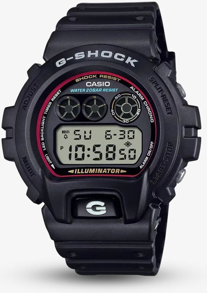 Casio G-Shock Mens Black Digital Display Watch DW-6900RL-1ER