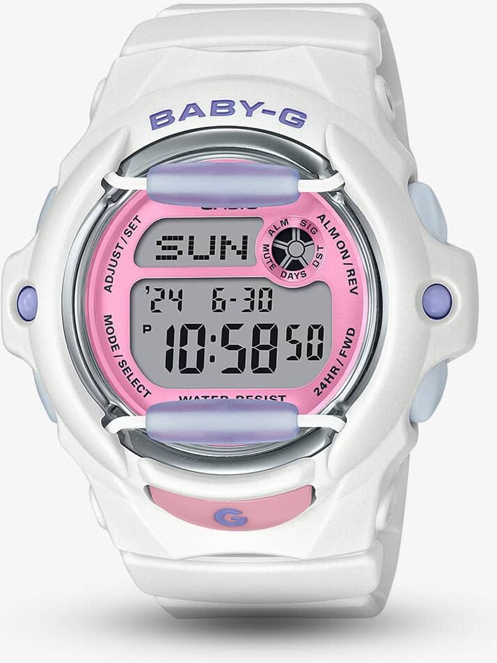 Casio Ladies Baby-G White & Pink Watch BG-169PB-7ER