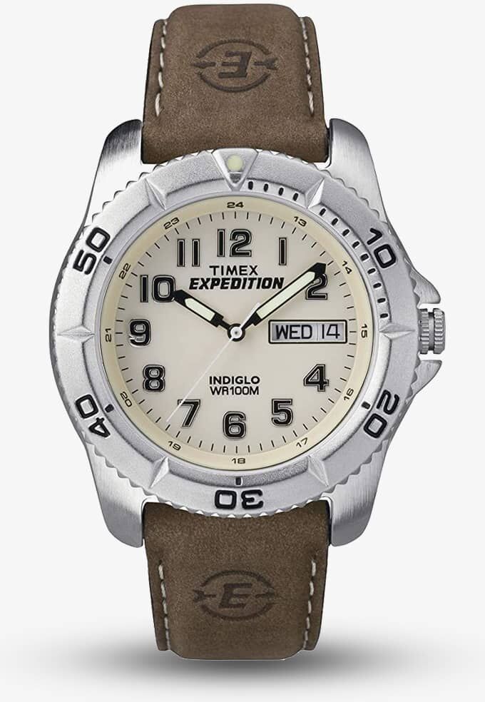 Timex Mens Expedition Cream Dial Watch T46681
