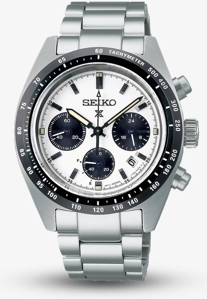 Seiko Mens Prospex Speedtimer Solar 1969 Recreation Watch SSC813P1