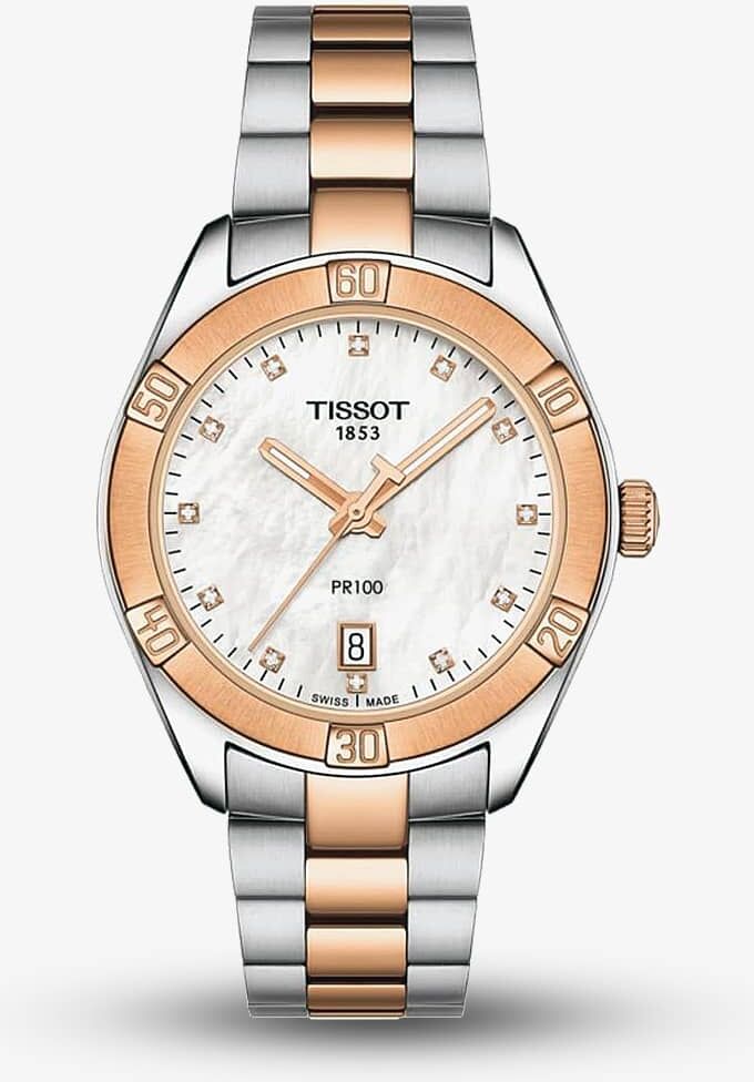 Tissot Ladies T-Classic PR 100 Sports Chic Pearl Watch T101.910.22.116.00