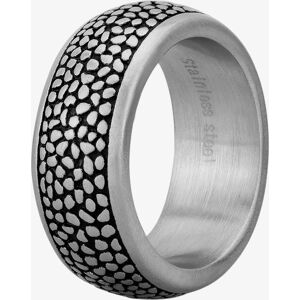 Bourne and Wilde Mens Oxidised D-Shape Reptile Ring OSR-6121S 66