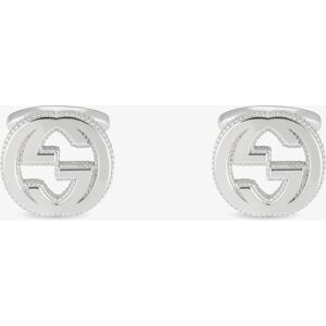 Gucci Interlocking G Silver Cufflinks YBE49901000100U