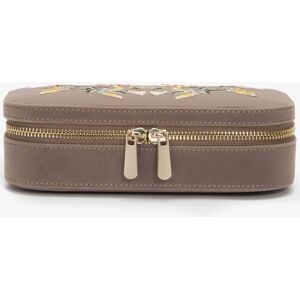 WOLF Zoe Mink Travel Zip Jewellery Case 393313