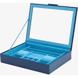 WOLF Sophia Indigo Jewellery Box with Window 392417