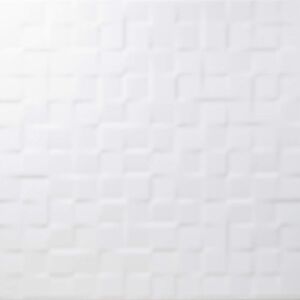 Johnson Tiles Tundra White Dimensions Satin Glazed Ceramic Wall Tile AA3627DMNS2A010