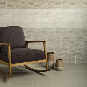 Johnson Tiles Drift Summer Shadows Linear Matte Glazed Ceramic Wall Tile Beige AA071YDRIF3A017