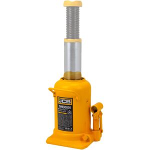 JCB 30 Tonne Heavy-Duty Automotive Hydraulic Bottle Jack, 510mm Maximum Lift   JCB-TH930001