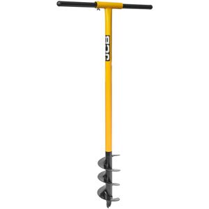 JCB Professional 4  100mm Fence Post Auger, Heavy-Duty Tubular Steel, 100 x 250mm Blade   JCB04AUG