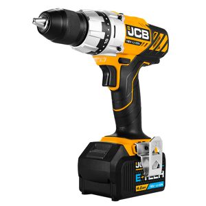 JCB 18V Cordless  Impact and Drill Driver Twinpack, 2X Li-ion Batteries with Inspection Light In W-BOXX 136 Power Tool Case   JCB-18TPK-4IL