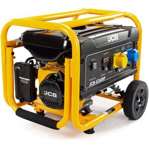 JCB 3.6kW / 4.5kVA Petrol Site Generator 115V / 230V 7.5hp 224cc JCB Engine, Recoil Pull Start  JCB-G3600P