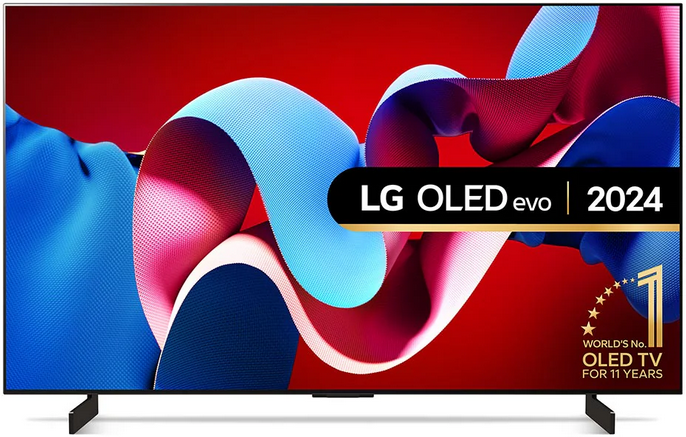 LG OLED42C44LA 42" EVO C4 OLED 4K HDR Smart Television