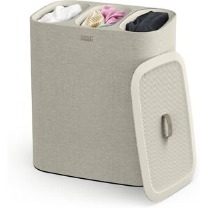 Joseph Joseph Tota Trio 90L Laundry Separation Basket - Ecru