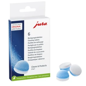 Jura 2 phase cleaning tablets - 6 Pack - 24225