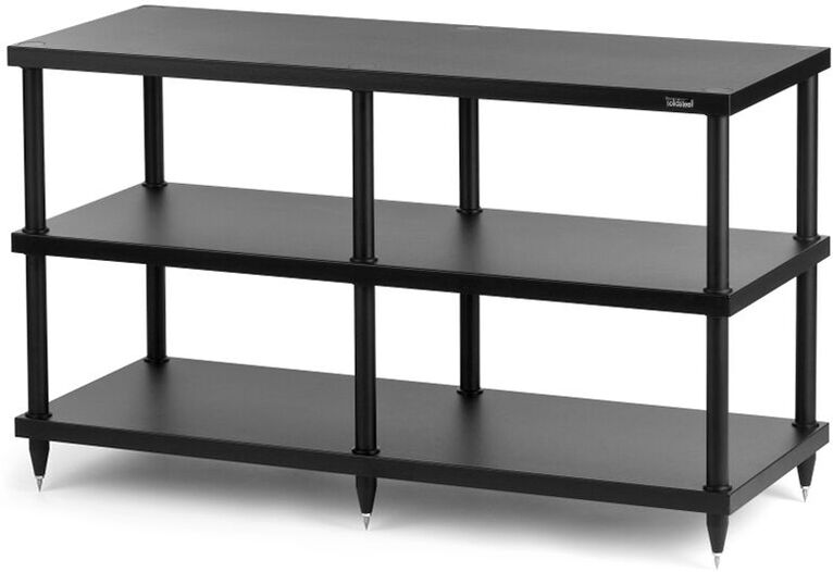 Solidsteel S4 Series Wide Hi-Fi & AV Rack - S4-3 Black