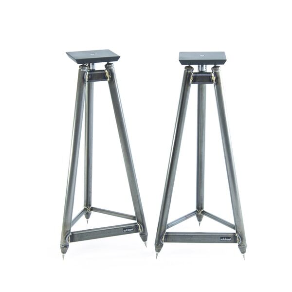 Solidsteel SS-7 Vintage Hi-Fi Speaker Stands - Raw Special Edition