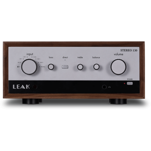 LEAK Stereo 130 Integrated Amplifier with DAC - Walnut