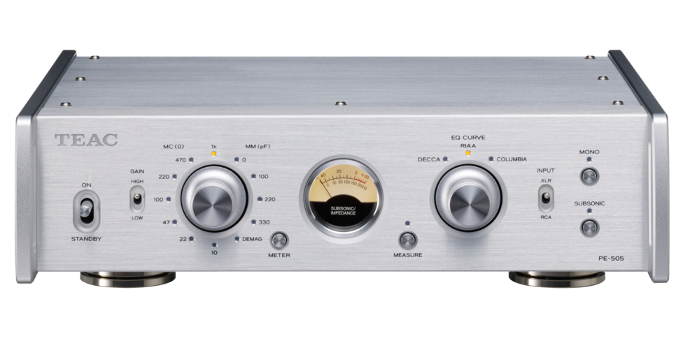 Teac PE-505 Phono Amplifier - Silver