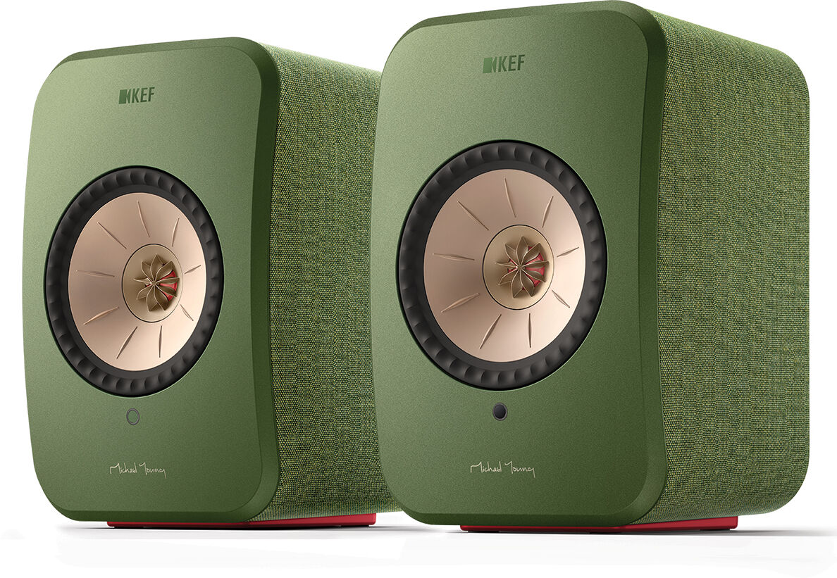 KEF LSX II Wireless Hi-Fi Speakers - Olive Green