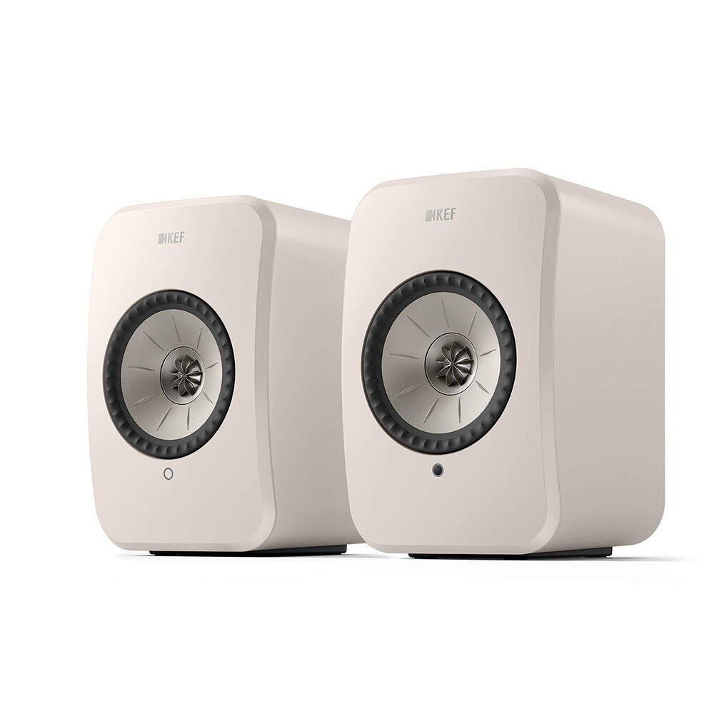 KEF LSX II LT Wireless Hi-Fi Speakers - Stone White