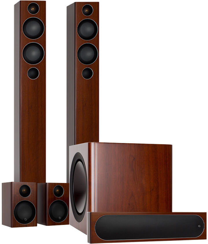 Monitor Audio Radius 270 - 5.1 AV Speaker Package - Walnut Veneer