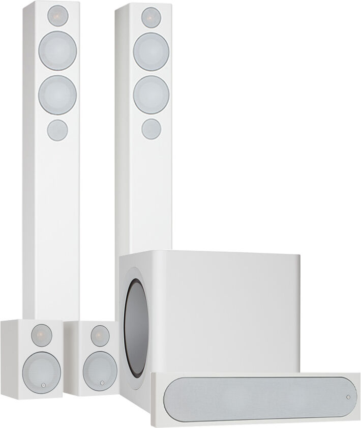 Monitor Audio Radius 270 - 5.1 AV Speaker Package - White Gloss