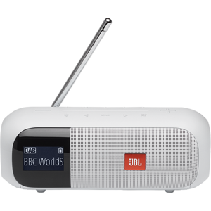 JBL Tuner 2 Portable DAB+/FM Bluetooth Radio - White