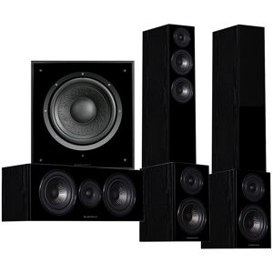 Wharfedale Diamond 12.3 5.1 AV Home Cinema Pack - Black Oak