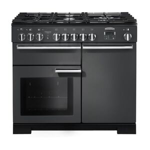 Rangemaster Professional Deluxe 110 Dual Fuel Range Cooker - Slate/Chrome