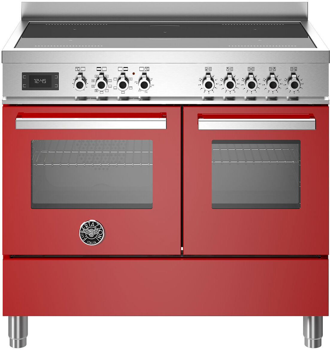 Bertazzoni PRO105I2EROT Professional 100cm Induction Top Electric Double Oven - Red