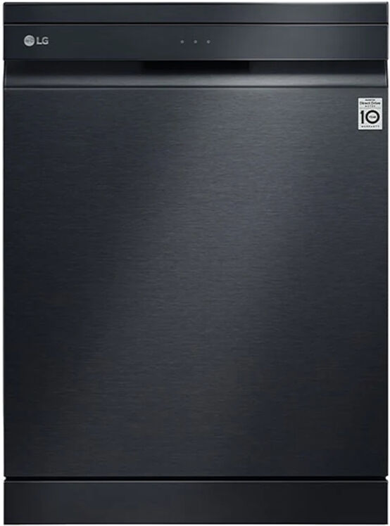 LG DF455HMS TrueSteam™ QuadWash™ Freestanding Dishwasher - Matte Black