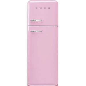 Smeg FAB30RPK5 60cm 50s Style Right Hand Hinge Freezer over Fridge - Pink