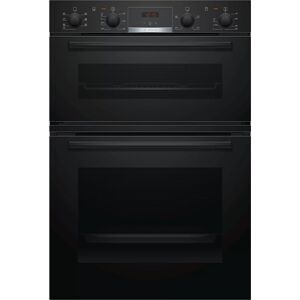 Bosch MBS533BB0B Series 4 Built-in Double Oven - Black