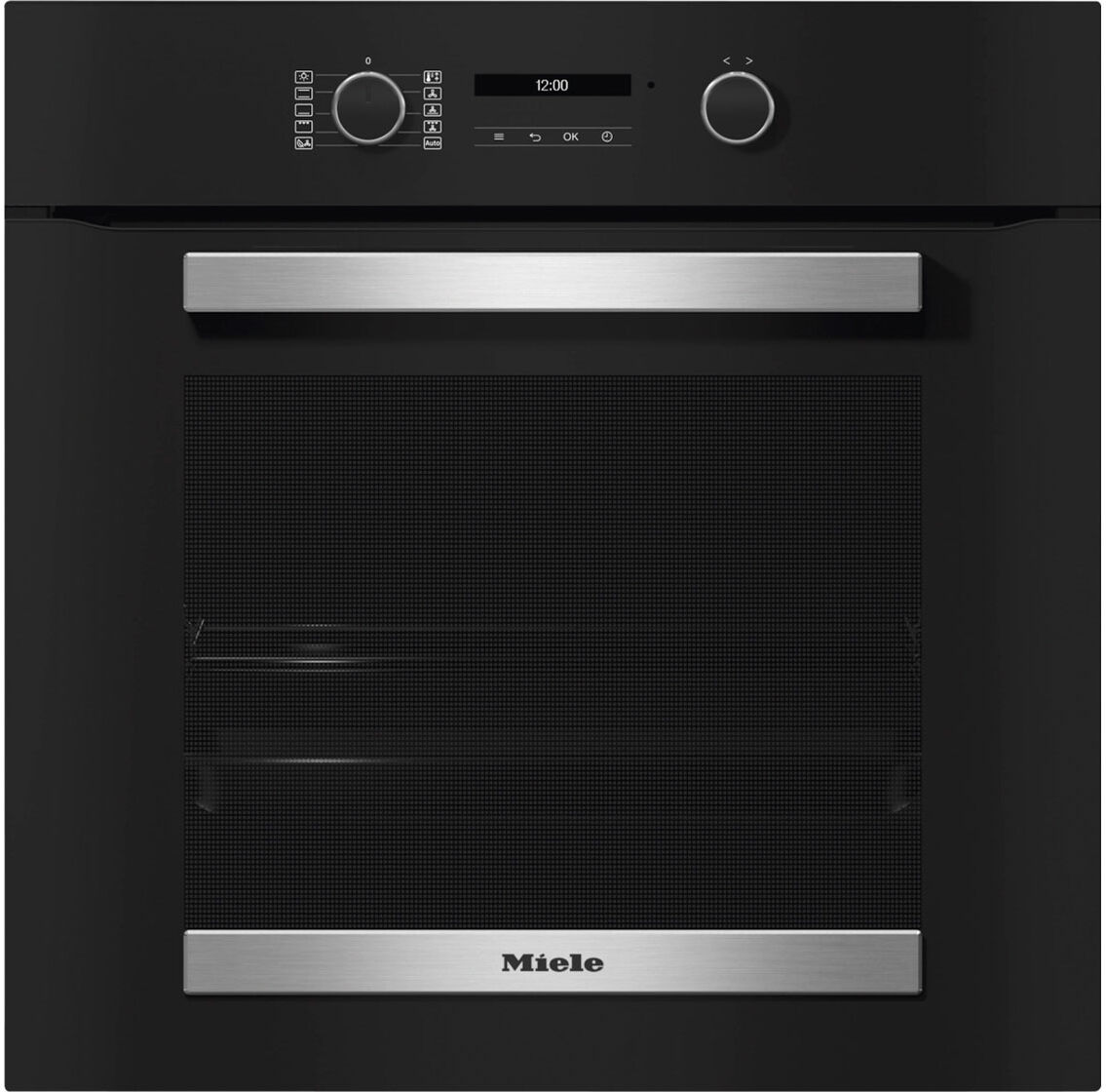 Miele H 2465 B Active Built In Electric Single Oven - Obsidian Black