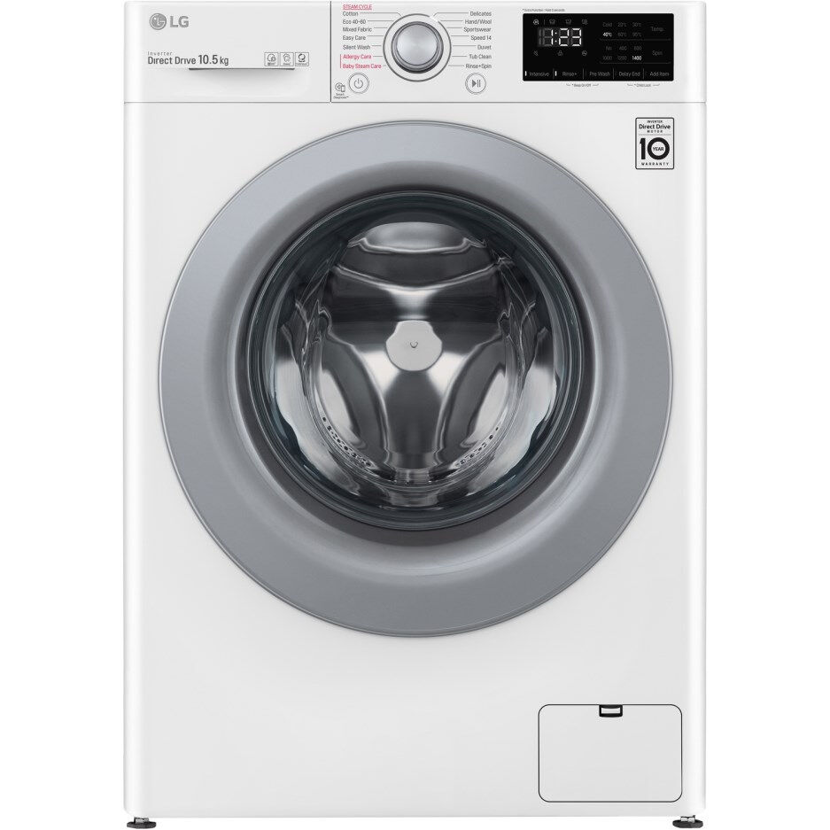 LG F4V310WSE Washing Machine In White