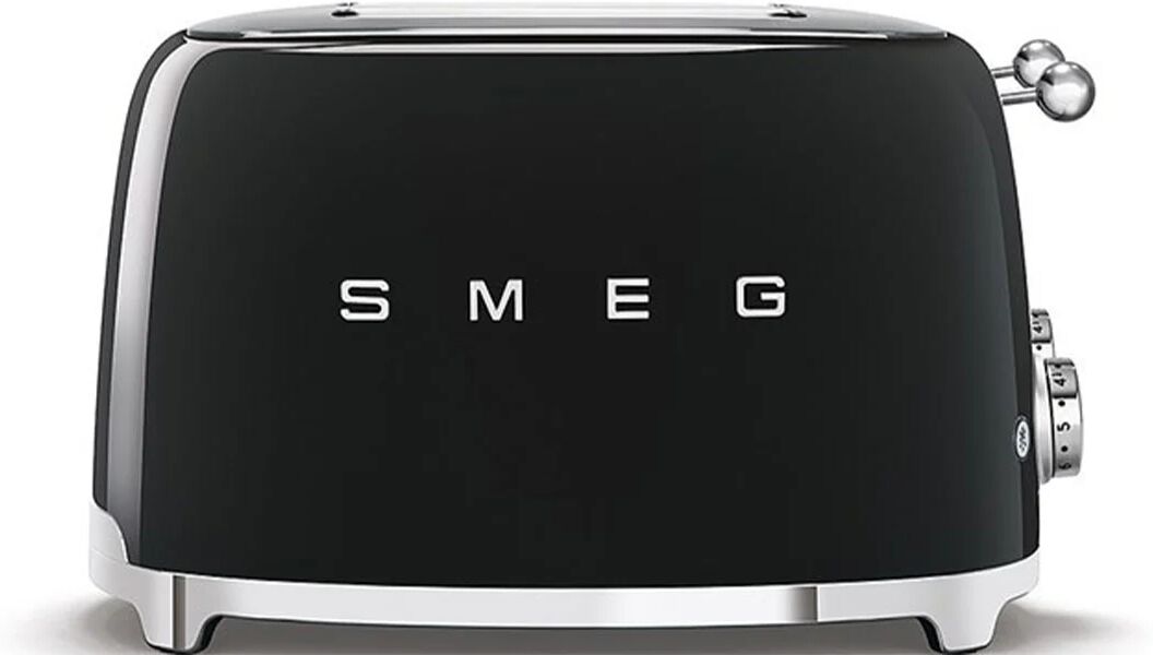 Smeg TSF03BLUK Four Slice Toaster - Black