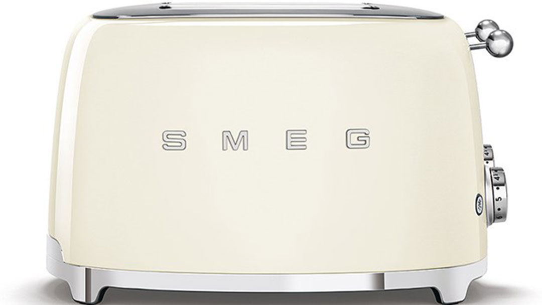 Smeg TSF03CRUK Four Slice Toaster - Cream