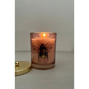 Joy Rose scented Bee Candle pink Female