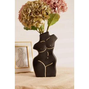 Joy Female Body Shaped Vase black Unisex