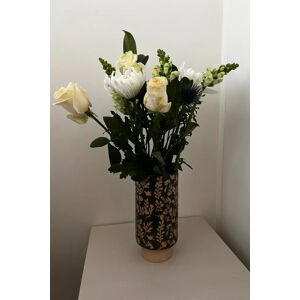 Joy Large Flower Embossed Vase Unisex